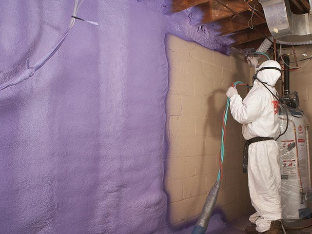 Basement Spray Foam or Batt Insulation in Floors & Walls in Hamilton