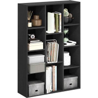 Ebern Designs 11-Cube Reversible Open Shelf Bookcase