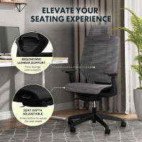 FlexiSpot FLEXISPOT Upgraded OC6 500LBS Big And Tall Office Chair Heavy Duty,3D Armrest Mesh Ergonomic Home Office Chair