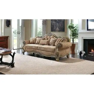 Sed98 A stunning fusion of classical styles and modern elements. This poly resin sofa is built to im...
