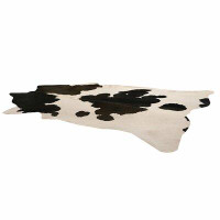 Millwood Pines Strout Animal Print Handmade Cowhide White Area Rug