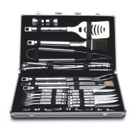BergHOFF BergHOFF Essentials Cubo 33-Piece Stainless Steel BBQ Set with Case
