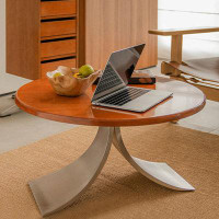 RARLON Coffee table solid wood small round a few small round table modern simple