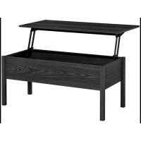 MR 39" Modern Lift Top Coffee Table Desk With Hidden Storage Compartment for Living Room WQLY322-W2225142647