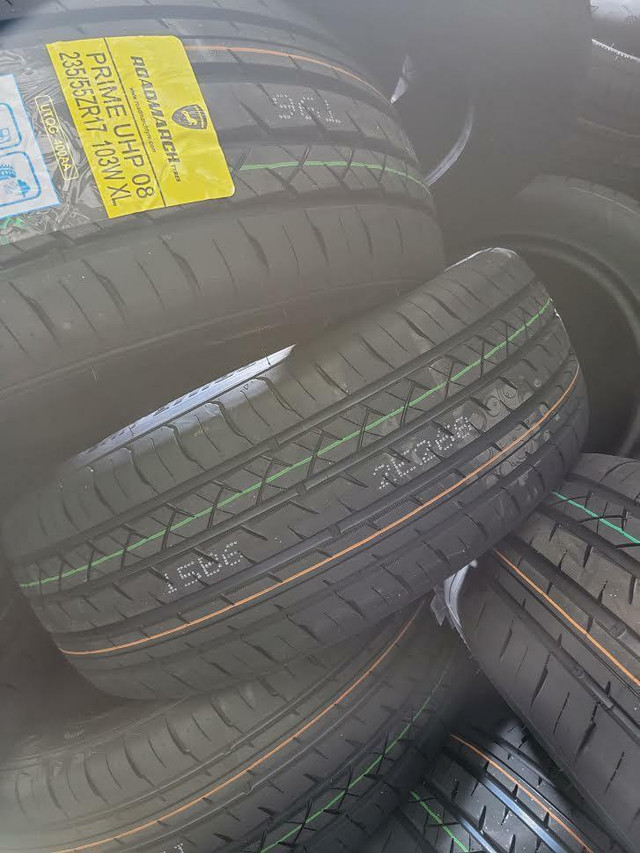 235/55R17 NEW SET ALL SEASON TIRES ROADMARCH 235/55/R17 TIRE 235 55 17 in Tires & Rims in Kitchener Area