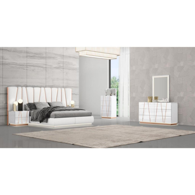 Italian Made Bedroom Set!!White Bedroom Set Sale!! in Beds & Mattresses in Hamilton - Image 4