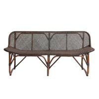 Bayou Breeze Woven Rattan And Bamboo Couch