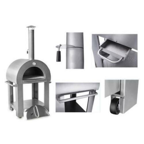 NEW WOOD FIRED STAINLESS STEEL PIZZA OVEN HP001S in Fireplace & Firewood in Alberta - Image 3