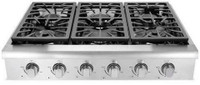 Thor Kitchen HRT3618U 36 Inch Professional Gas Rangetop 6 Sealed Burners LED Control Panel Light - Black Friday Sale