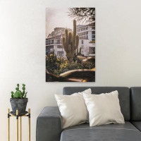 Foundry Select Brown And White Cactus Near Green Plants During Daytime - 1 Piece Rectangle Graphic Art Print On Wrapped