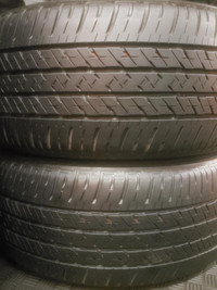 (T71) 2 Pneus Ete - 2 Summer Tires 235-55-18 Bridgestone 6-7/32