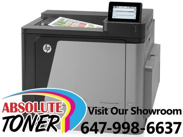 $18.50/Month - HP LaserJet Enterprise M651dn (Meter Only 9435 pages) Color Laser Photo Printer (CZ256A) For Office Use in Printers, Scanners & Fax - Image 2