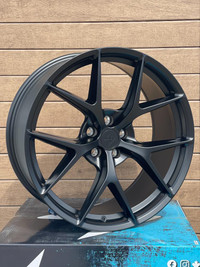 20 SS3 Wheels Matte Black (STAGGERED) NEW 2019-2023 BMW X3, X5, X6, X7