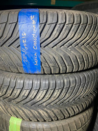 USED PAIE 225/60R18 MICHELIN CROSS CLIMATE 90% TREAD @YORKREGIONTIRE