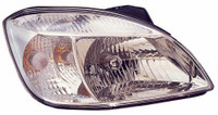 Head Lamp Passenger Side Kia Rio Sedan 2009-2011 Chrome Bezel High Quality , KI2503142