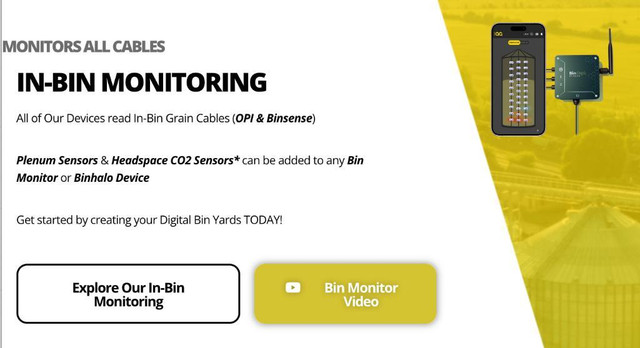 Monitor Grain bin  C02 , Temperature, Humidity, and levels on your smartphone + computer. Textable Alerts, in Other Business & Industrial