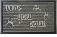 NEW WIPE YOUR PAWS DOOR MAT 29X17 ENTRY RUG 728WPM