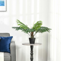 Artifical Palm Tree 6.25" x 6.25" x 23.5" Green