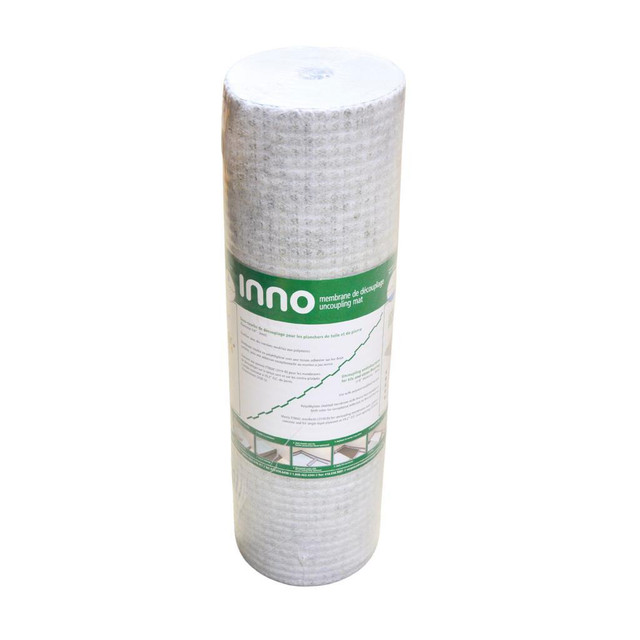 InnoMat Uncoupling Waterproofing Membrane Roll, Polyethylene Anti-Fracture with Fleece Heat-Bond 1/8 Floor Underlayment in Floors & Walls in Toronto (GTA)