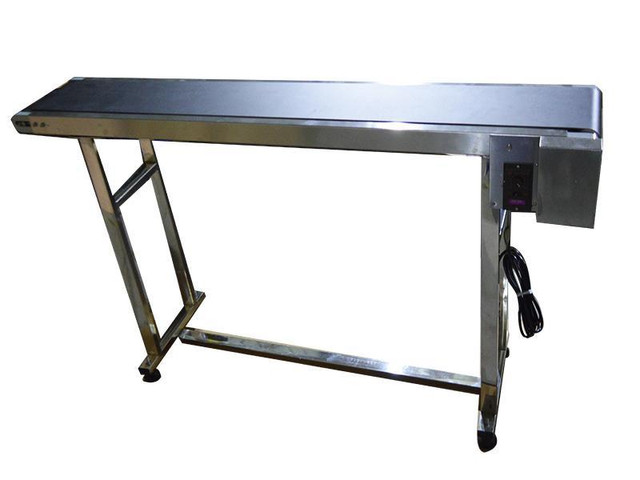 Double Guardrail/Single Guardrail/No Guardrail Power Slider Bed PVC Belted Conveyor 110V in Other Business & Industrial in Toronto (GTA) - Image 4