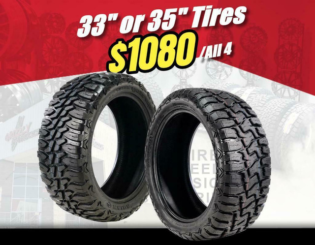MUD CHAMPS OR RUGGED TERRAINS!!! FREE SHIPPING TO MANITOBA !!! in Tires & Rims in Manitoba