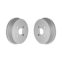 Rear Coated Brake Drums Pair For Toyota Corolla Prizm Chevrolet Geo KG-101413