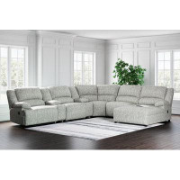 Signature Design by Ashley McClelland 7 - Piece Upholstered Reclining Chaise Sectional