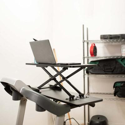 Vivo Black Treadmill Desktop Riser in Desks