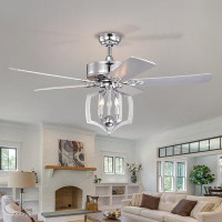 House of Hampton Jolleen 52'' Ceiling Fan with Light Kit