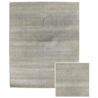 Landry & Arcari Rugs and Carpeting Illusion One-of-a-Kind 7'11" x 10' Area Rug in Grey/Light Grey