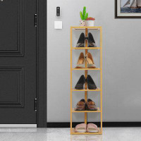 Bring Home Furniture 6-Tier Single Stand Shoe Rack-36.2" H x 10.6" W x 11" D