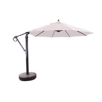 Arlmont & Co. Rudisill 11 Ft Cantilever Aluminum Umbrella With Sunbrella Fabric