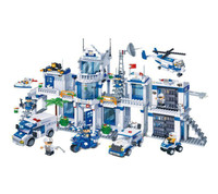 NEW BANBAO POLICE STATION BUILDING BLOCK SET LEGO 8353