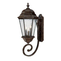 Darby Home Co Brook Lane 3-Light 30.75" H Outdoor Wall Lantern