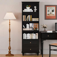 HIGH CHESS American bookcase Floor-to-ceiling bookcase shelf living room display cabinet