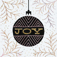 Mercer41 Jolly Holiday Ornaments Joy Metallic