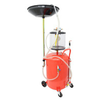 .20 Gallon Waste Oil Extractor Drain Tank Oil Pumping Tank with Adjustable Funnel Height 170716