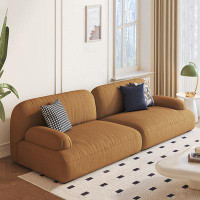 Crafts Design Trade 82.68" DeepYellow 100% Polyester Modular Sofa