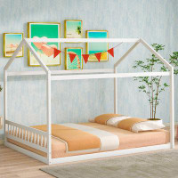 Harper Orchard Wooden House Bed with Headboard