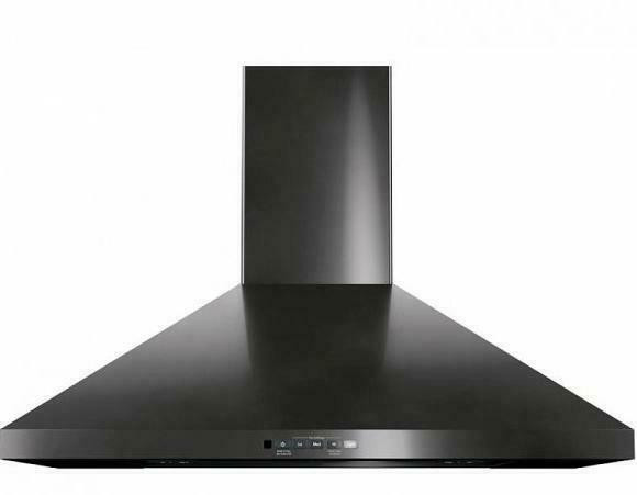 GE 36 INCH BLACK STAINLESS STEAL WALL MOUNT PYRAMID CHIMNEY HOOD. 350 CFM (JVW5361BJTSC). SUPER SALE $499. NO TAX. in Stoves, Ovens & Ranges in Toronto (GTA)