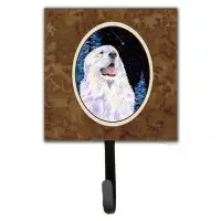 Caroline's Treasures Starry Night Great Pyrenees Leash Holder and Wall Hook