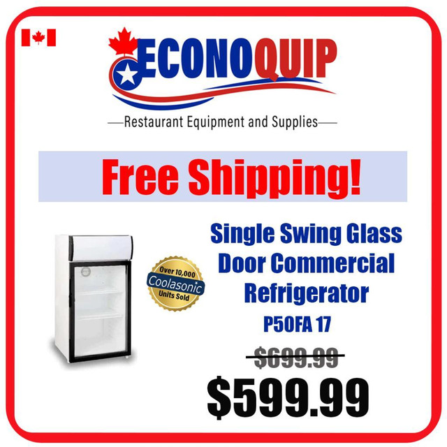 FREE SHIPPING-Commercial Glass Display - Refrigerators(OPEN AD) in Other Business & Industrial in City of Toronto - Image 3