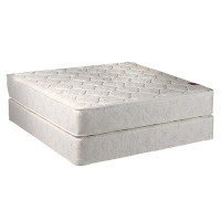Alwyn Home Legacy King Size (76"x80"x8") Mattress And Low Profile Box Spring Set - Fully Assembled, Good For Your Back,
