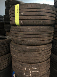 215 45 17 2 Michelin Pilot Sport Used A/S Tires With 95% Tread Left