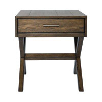 Gracie Oaks Drawer End Table