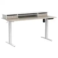 Accentuations by Manhattan Comfort Upgrade Your Workspace With Ergonomic Electric Standing Desk Spacious And Stylish
