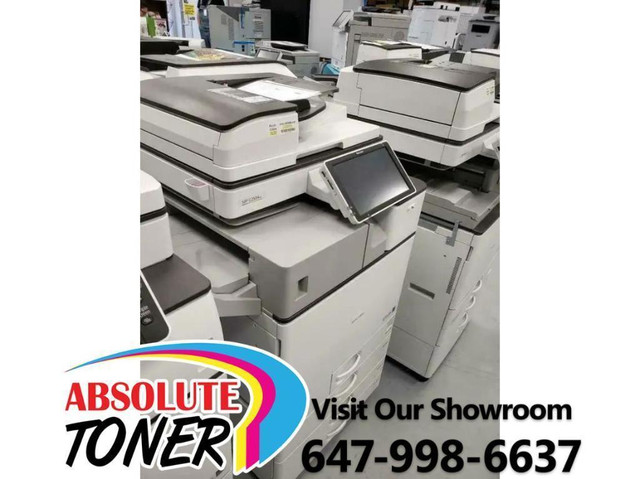 $59/Month Only 39k Pages - Ricoh MP C3503 Color Copier Scanner Laser Printer 35PPM 12x18 dans Autres équipements commerciaux et industriels  à Région du Grand Toronto - Image 4