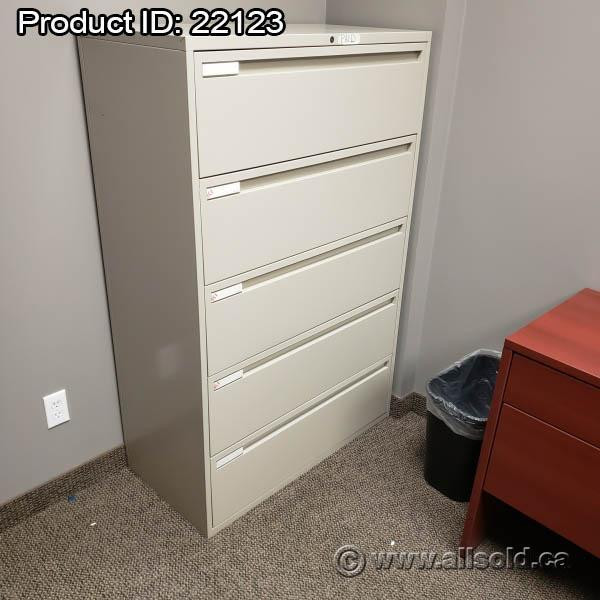 File Cabinets, 5 Drawer Lateral Style, Assorted Brands, Starting at $300 each in Other in Alberta - Image 3
