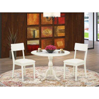 Alcott Hill Thirza 4 - Person Rubberwood Solid Wood Dining Set