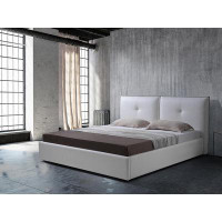 Latitude Run® Aria Solid Wood Upholstered Storage Platform Bed